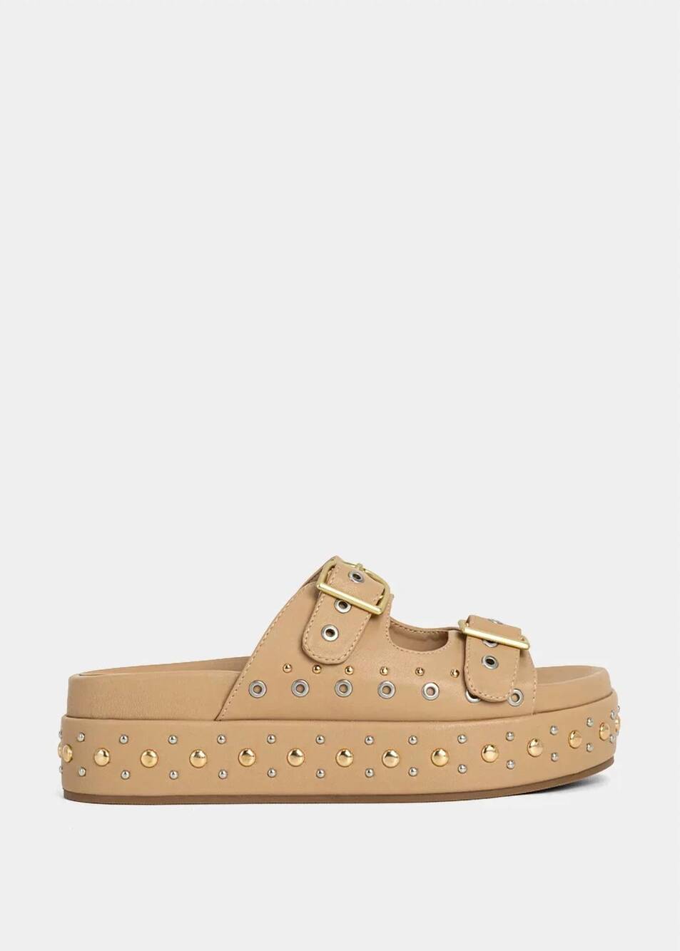 NEW SHU SHOP women's irene platform sandals in tan
